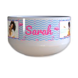 Thumbnail for Personalized Ceramic Bowls with Flamingo Bowl design 1