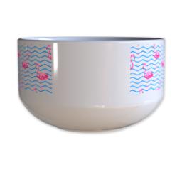 Thumbnail for Personalized Ceramic Bowls with Flamingo Bowl design 2
