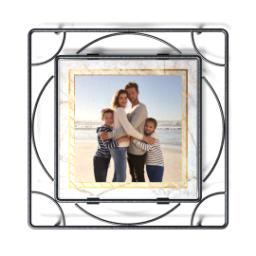 Thumbnail for Personalized Trivets with Golden Marble design 1