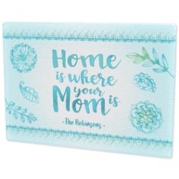 Thumbnail for Photo Cutting Board with Home Is Mom design 2