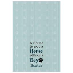 Thumbnail for Custom Tea Towel with House Dog design 1