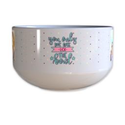 Thumbnail for Personalized Ceramic Bowls with Lick the Bowl design 1