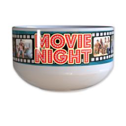 Thumbnail for Personalized Ceramic Bowls with Movie Night design 1