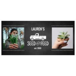 Thumbnail for Personalized Succulent Pot with Seed & Feed design 2