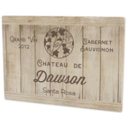 Thumbnail for Photo Cutting Board with Vintage Wine design 2