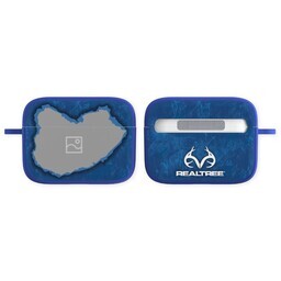 Licensed & Printed Apple Airpods Pro Case with Fishing Dark Blue design