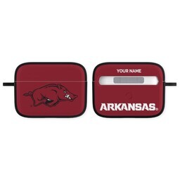 Licensed & Printed Apple Airpods Pro Case with Arkansas Razorbacks design