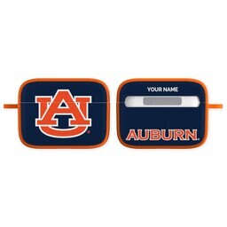 Licensed & Printed Apple Airpods Pro Case with Auburn Tigers design