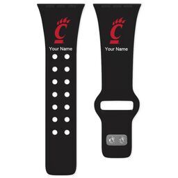 38 Short Apple Watch Band - Sports Teams with Cincinnati Bearcats design