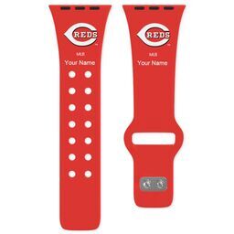 38 Short Apple Watch Band - Sports Teams with Cincinnati Reds design