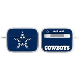 Licensed & Printed Apple Airpods Pro Case with Dallas Cowboys 4 design