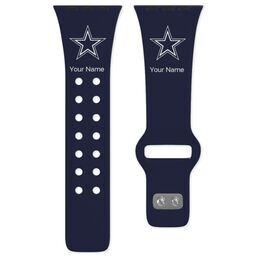 38 Short Apple Watch Band - Sports Teams with Dallas Cowboys design