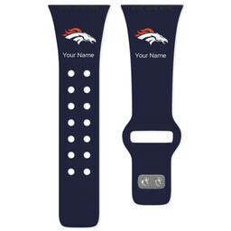 38 Short Apple Watch Band - Sports Teams with Denver Broncos design