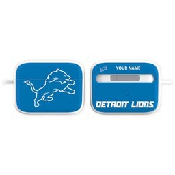 Licensed & Printed Apple Airpods Pro Case with Detroit Lions 1 design
