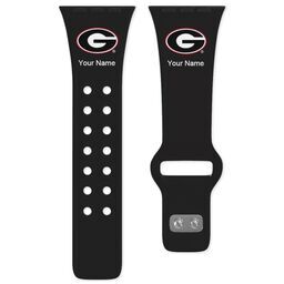 38 Short Apple Watch Band - Sports Teams with Georgia Bulldogs 2 design