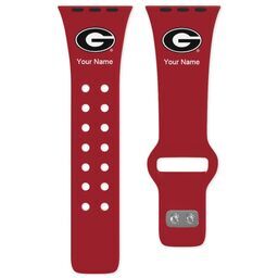 38 Short Apple Watch Band - Sports Teams with Georgia Bulldogs design