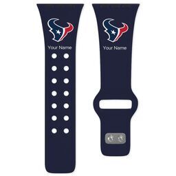 38 Short Apple Watch Band - Sports Teams with Houston Texans design
