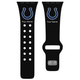 38 Short Apple Watch Band - Sports Teams with Indianapolis Colts design