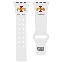 38 Short Apple Watch Band - Sports Teams with Iowa State Cyclones 2 design