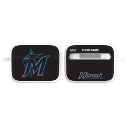 Licensed & Printed Apple Airpods Pro Case with Miami Marlins design