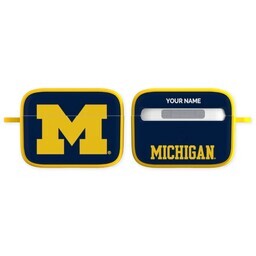 Licensed & Printed Apple Airpods Pro Case with Michigan Wolverines design