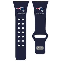 38 Short Apple Watch Band - Sports Teams with New England Patriots design