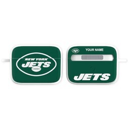 Licensed & Printed Apple Airpods Pro Case with NY Jets 1 design