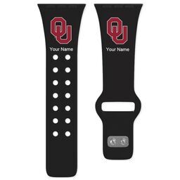 38 Short Apple Watch Band - Sports Teams with Oklahoma Sooners 2 design