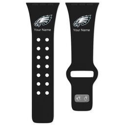 38 Short Apple Watch Band - Sports Teams with Philadelphia Eagles design