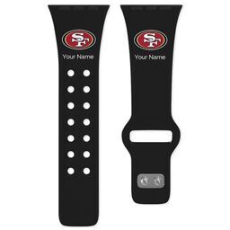38 Short Apple Watch Band - Sports Teams with San Fransico 49ers design
