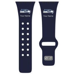 38 Short Apple Watch Band - Sports Teams with Seattle Seahawks design
