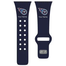 38 Short Apple Watch Band - Sports Teams with Tennessee Titans design