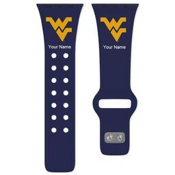 38 Short Apple Watch Band - Sports Teams with West Virginia Mountaineers design