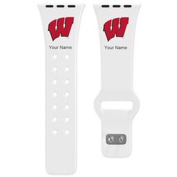 38 Short Apple Watch Band - Sports Teams with Wisconsin Badgers design