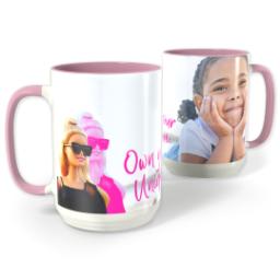 Thumbnail for Barbie Own Your Unique Pink Photo Mug, 15oz with Own Your Unique design 1