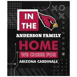 NFL 50x60 Fleece Blanket with Arizona Cardinals, Cheer design