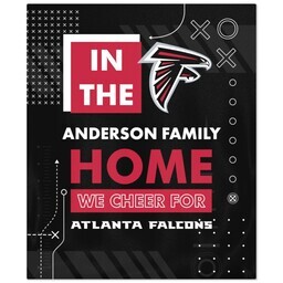 50x60 Fleece Blanket - Licensed with Cheer - Atlanta Falcons  - NFL design