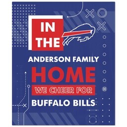 NFL 50x60 Fleece Blanket with Buffalo Bills, Cheer design