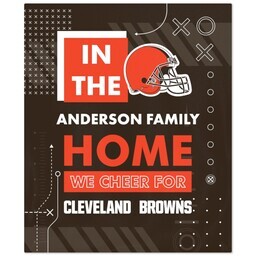 50x60 Fleece Blanket - Licensed with Cheer - Cleveland Browns - NFL design