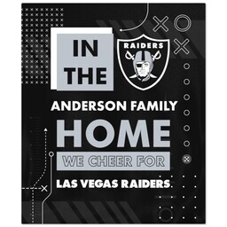 50x60 Fleece Blanket - Licensed with Cheer - LV Raiders - NFL design