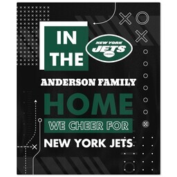 50x60 Fleece Blanket - Licensed with Cheer - New York Jets - NFL design