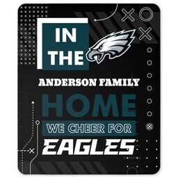 NFL 50x60 Sherpa Fleece Blanket with Philadelphia Eagles, Cheer design