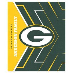 NFL 50x60 Mink Fleece Blanket with Green Bay Packers, Glow design