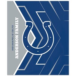 50x60 Fleece Blanket - Licensed with Glow - Indianapolis Colts - NFL design