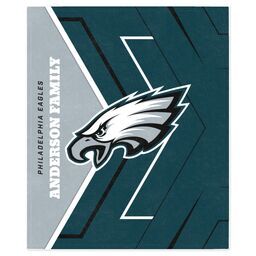 NFL 50x60 Mink Fleece Blanket with Philadelphia Eagles, Glow design