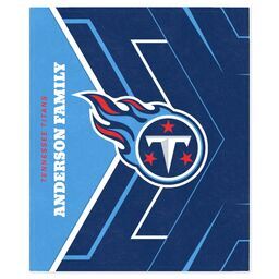 NFL 50x60 Mink Fleece Blanket with Tennessee Titans, Glow design