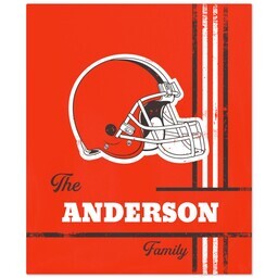 NFL 50x60 Fleece Blanket with Cleveland Browns, Distressed Lines design