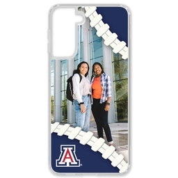 Transparent Galaxy S21 Case with Arizona Wildcats design