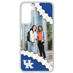 Transparent Galaxy S21 Case with Kentucky Wildcats design