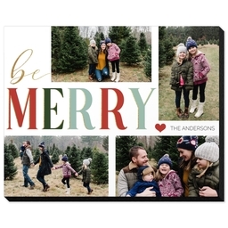 8x10 Same-Day Mounted Print with Be Merry design